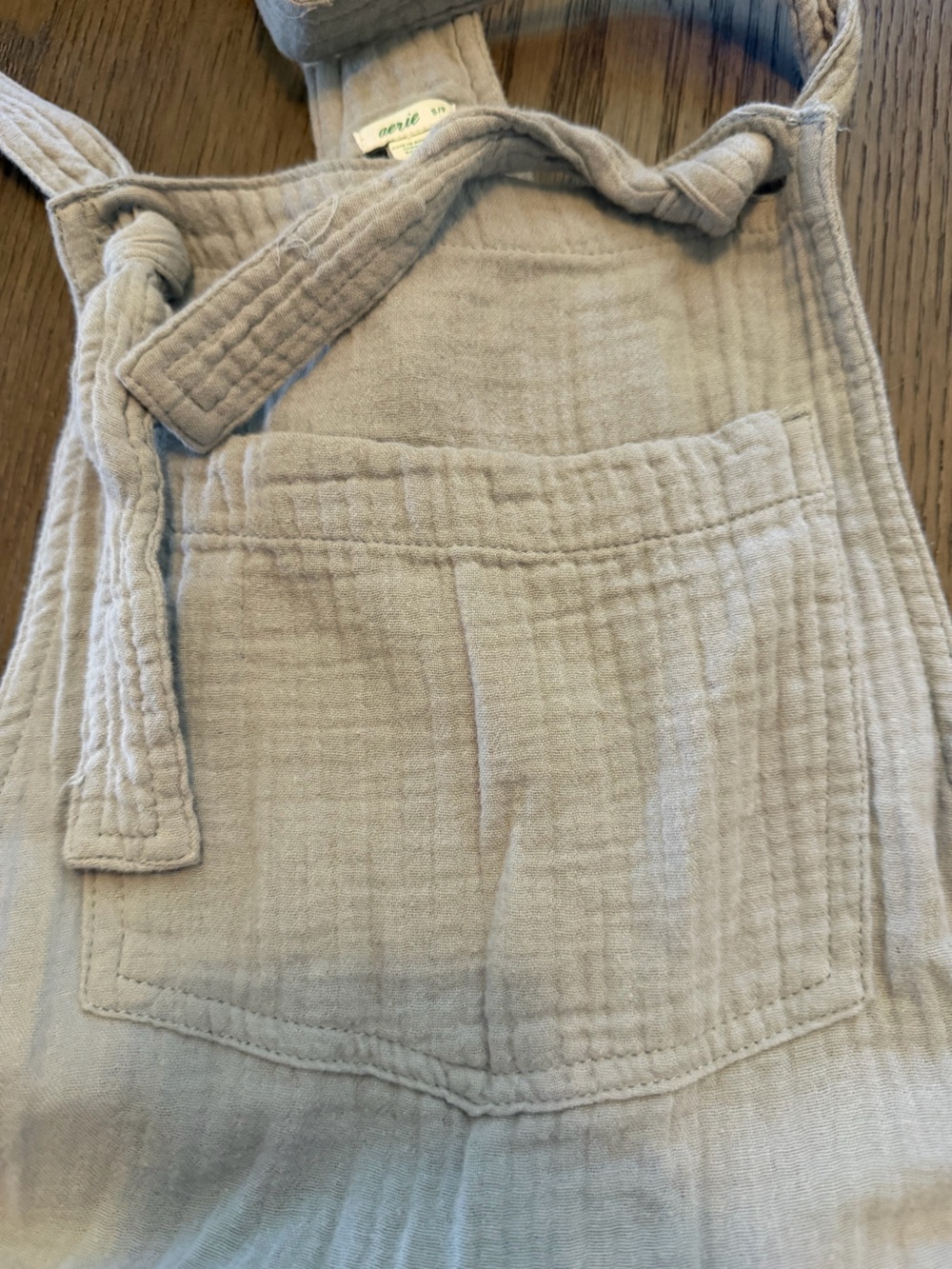 aerie Light Beige Cotton Overalls Pants 100% cotton sz Small - Picture 4 of 9
